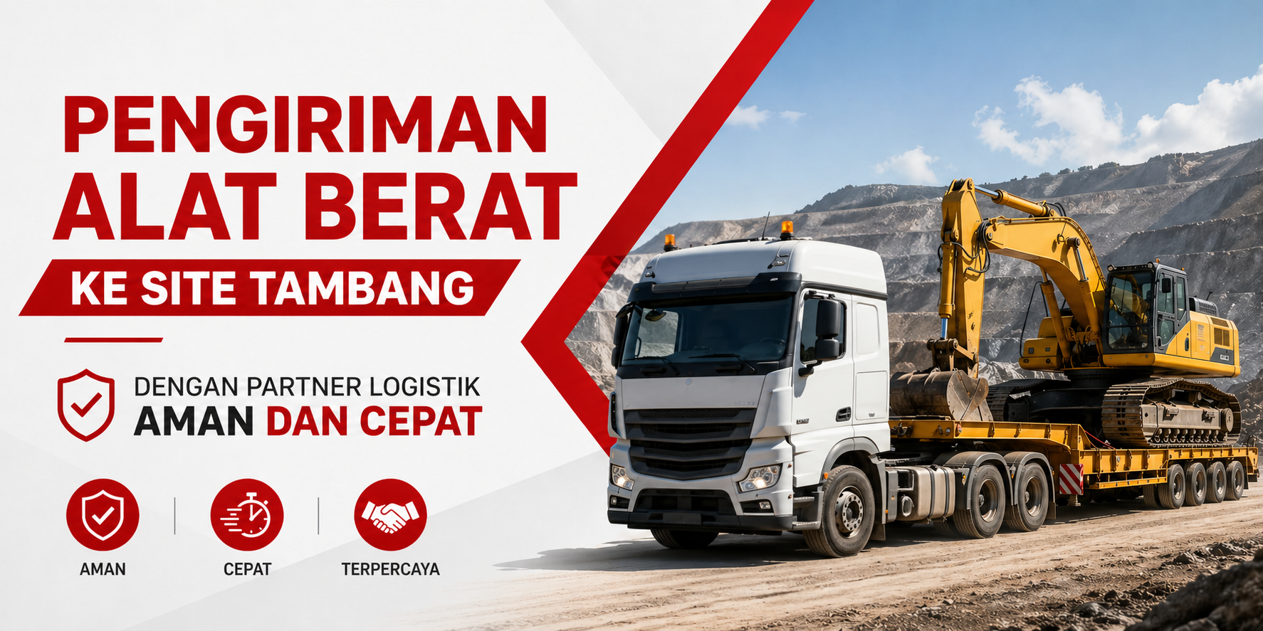 Pengiriman Alat Berat ke Site Tambang dengan Partner Logistik Aman dan Cepat