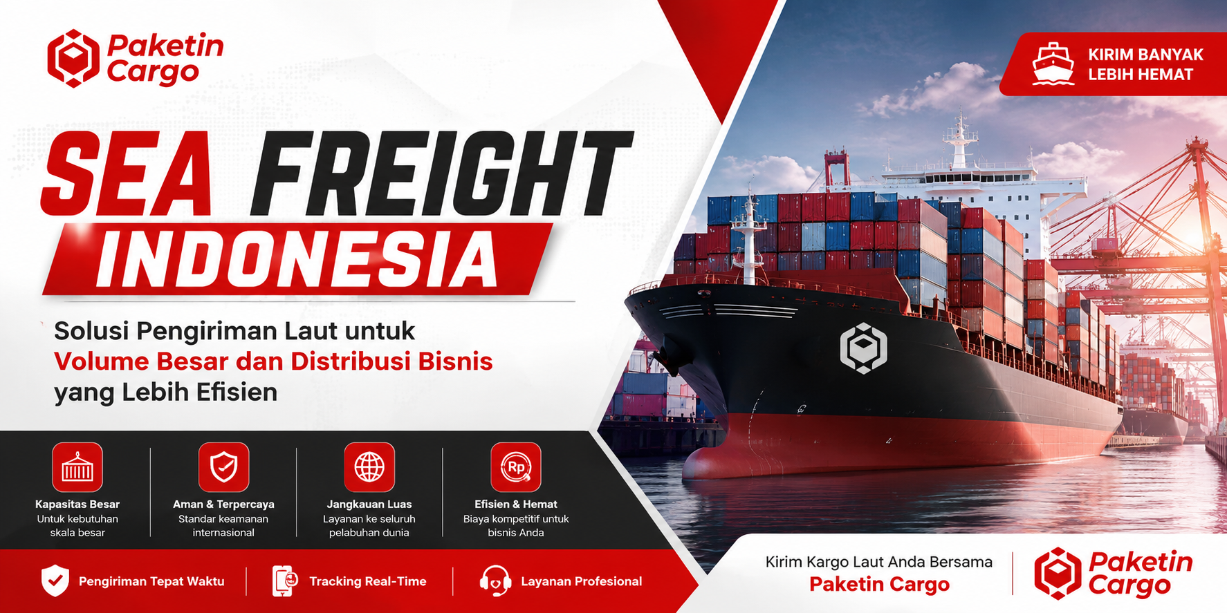Sea Freight Indonesia. Solusi Pengiriman Laut untuk Volume Besar dan Distribusi Bisnis yang Lebih Efisien